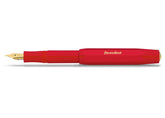 Kaweco CLASSIC SPORT Fountain Pen Red with 23 Carat Gold-Plated Steel Nib and Iridium Tip for Ink Cartridges I Sport Fountain Pen 13 cm I Nib: M (Medium)